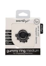 Gummy Ring - Medium - Black - obrazek 2