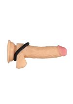 Round Cock Ring Set - Black - obrazek 8