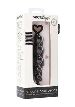 Silicone Anal Beads - Black - obrazek 2