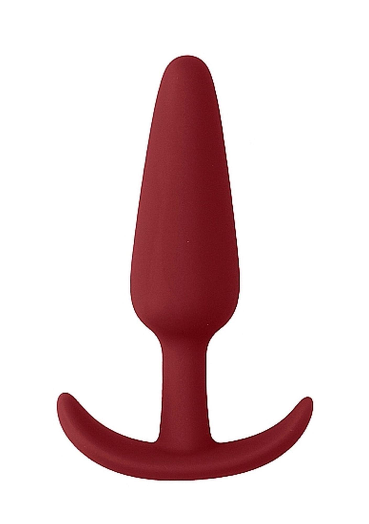 36-SHT427RED Slim Butt Plug - Red - obrazek 1