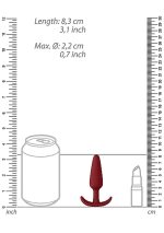 Slim Butt Plug - Red - obrazek 3