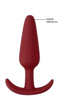 Slim Butt Plug - Red - obrazek 5