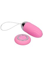 Ethan - Rechargeable Remote Control Vibrating Egg - Pink - obrazek 4