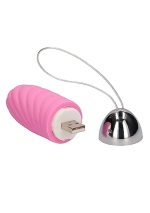 Ethan - Rechargeable Remote Control Vibrating Egg - Pink - obrazek 5