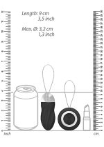 George - Rechargeable Remote Control Vibrating Egg - Black - obrazek 3