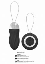 George - Rechargeable Remote Control Vibrating Egg - Black - obrazek 9