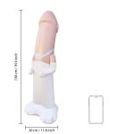 Inflatable Bride Bop Bag - Flesh - obrazek 3