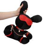 Rabbit Bondage - Velvet - Large - Black - obrazek 7