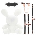 Rabbit Bondage - Velvet - Large - White - obrazek 3