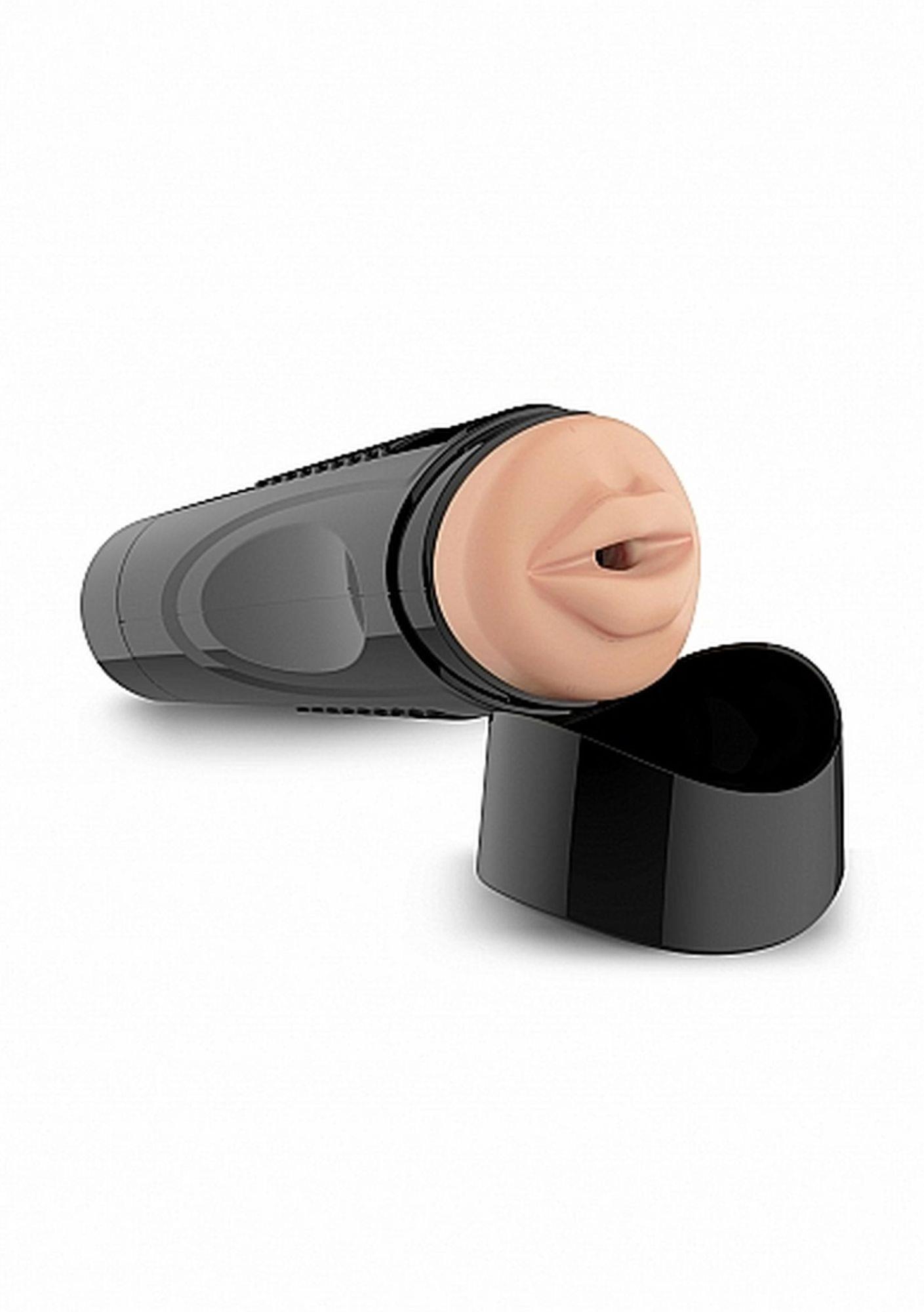 36-SLT010FLE Self Lubrication Easy Grip Masturbator XL Oral - Flesh - obrazek 1