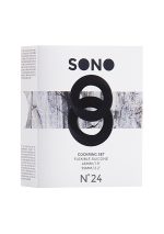 No.24 - Cockring Set - Black - obrazek 2