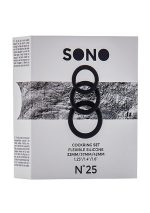 No.25 - Cockring Set - Black - obrazek 3