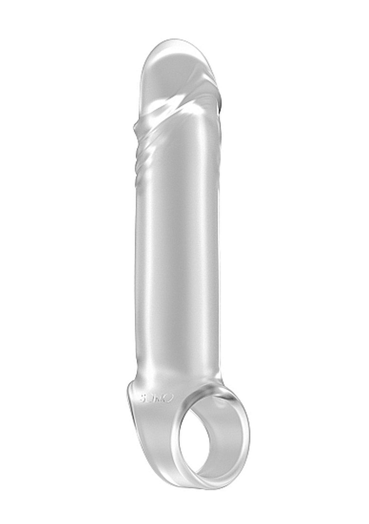 36-SON031TRA No.31 - Stretchy Penis Extension - Translucent - obrazek 1