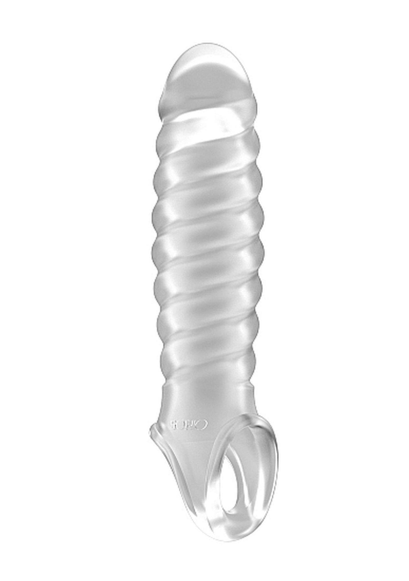36-SON032TRA No.32 - Stretchy Penis Extension - Translucent - obrazek 1