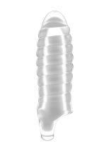 No.36 - Stretchy Thick Penis Extension - Translucent - obrazek 2