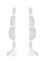 No.49 - Small Hollow Tunnel Butt Plug - 3 Inch - Translucent - obrazek 2