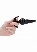 NO. 80 - 4-Piece Butt Plug Set - Black - obrazek 17