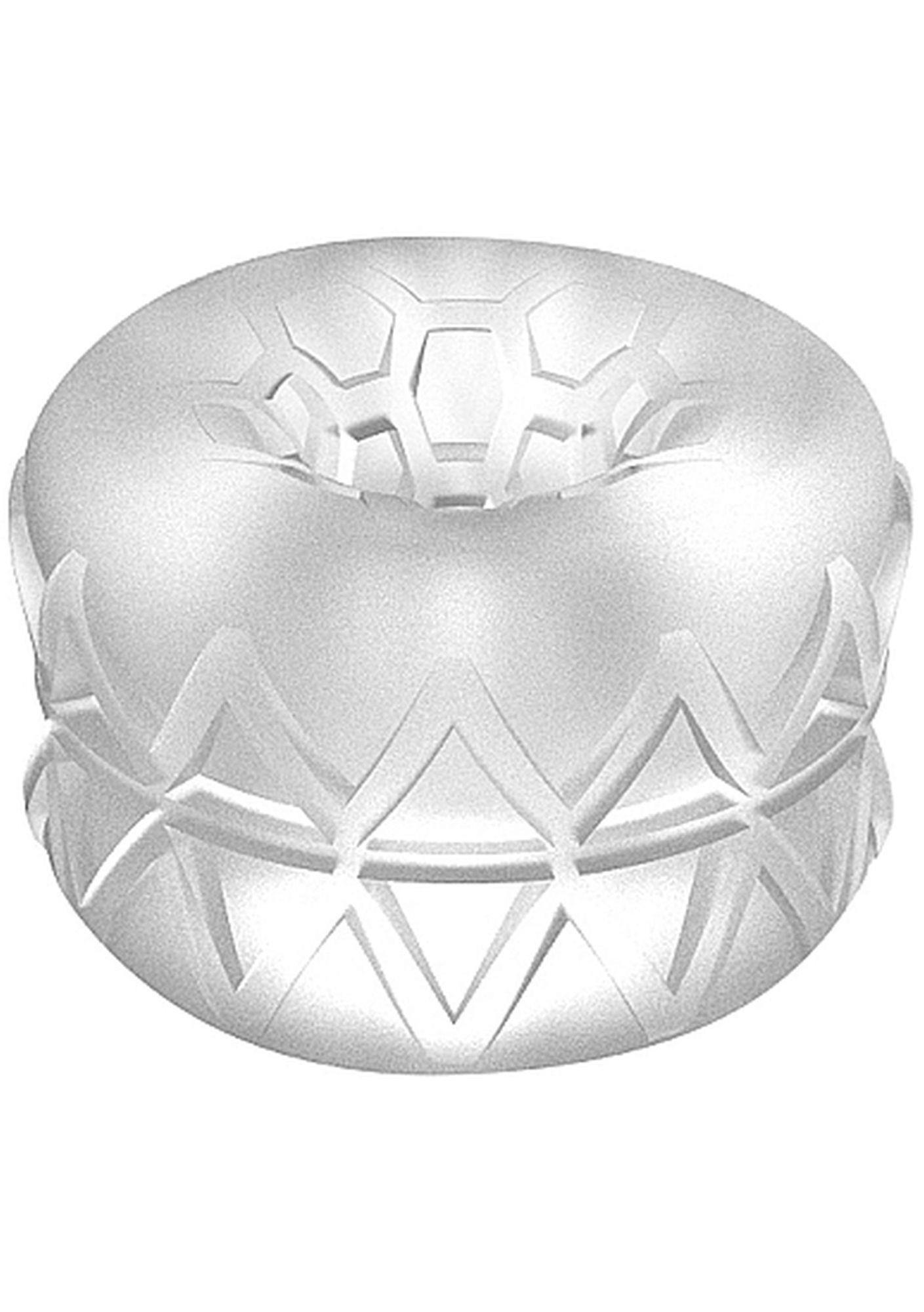 36-SON092TRA N0. 92 - Reversible Masturbator and Bumper - Transparent - obrazek 1