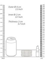 N0. 92 - Reversible Masturbator and Bumper - Transparent - obrazek 4