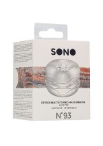N0. 93 - Reversible Masturbator and Bumper - Transparent - obrazek 2
