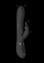 Amoris - Stimulating Beads Rabbit - Black - obrazek 2