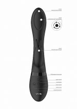 Wibrator Mira - Spinning G-spot Rabbit - Black - obrazek 3
