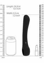 Ombra - Bendable Vibrator Punkt G - Black - obrazek 5
