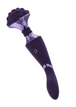 Stymulator- Shiatsu Bendable Massager Wand - Purple - obrazek 6