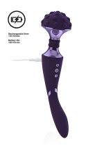 Stymulator- Shiatsu Bendable Massager Wand - Purple - obrazek 7