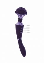 Stymulator- Shiatsu Bendable Massager Wand - Purple - obrazek 8