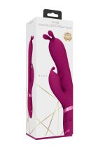 Gada - Vibrating Bunny Ear G-Spot Rabbit with Pulse Wave Shaft - obrazek 2