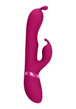 Gada - Vibrating Bunny Ear G-Spot Rabbit with Pulse Wave Shaft - obrazek 3