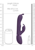 Gada - Vibrating Bunny Ear G-Spot Rabbit with Pulse Wave Shaft - obrazek 6