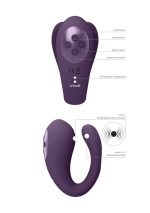 Yoko - Triple Action Vibrator Dual Prongs with Clitoral Pulse Wave - obrazek 6