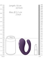 Yoko - Triple Action Vibrator Dual Prongs with Clitoral Pulse Wave - obrazek 7
