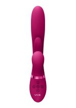 Kura - Thrusting G-Spot Vibrator with Flapping Tongue and Pulse Wave Stimulator - obrazek 6