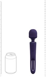 VIVE - Kiku - Rechargeable Double Ended Wand with Innovative G-Spot Flapping Stimulator - Purple - obrazek 5