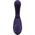Gen - Rechargeable Triple Action G-Spot Vibrator with Pulse Wave and Vibrating Bristles - Purple - obrazek 6