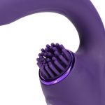 Gen - Rechargeable Triple Action G-Spot Vibrator with Pulse Wave and Vibrating Bristles - Purple - obrazek 9