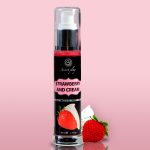STRAWBERRY & CREAM HOT EFFECT KISSABLE LUBRICANT 50 ML - obrazek 3