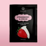STRAWBERRY & CREAM HOT EFFECT LUBE 10 ML - obrazek 3