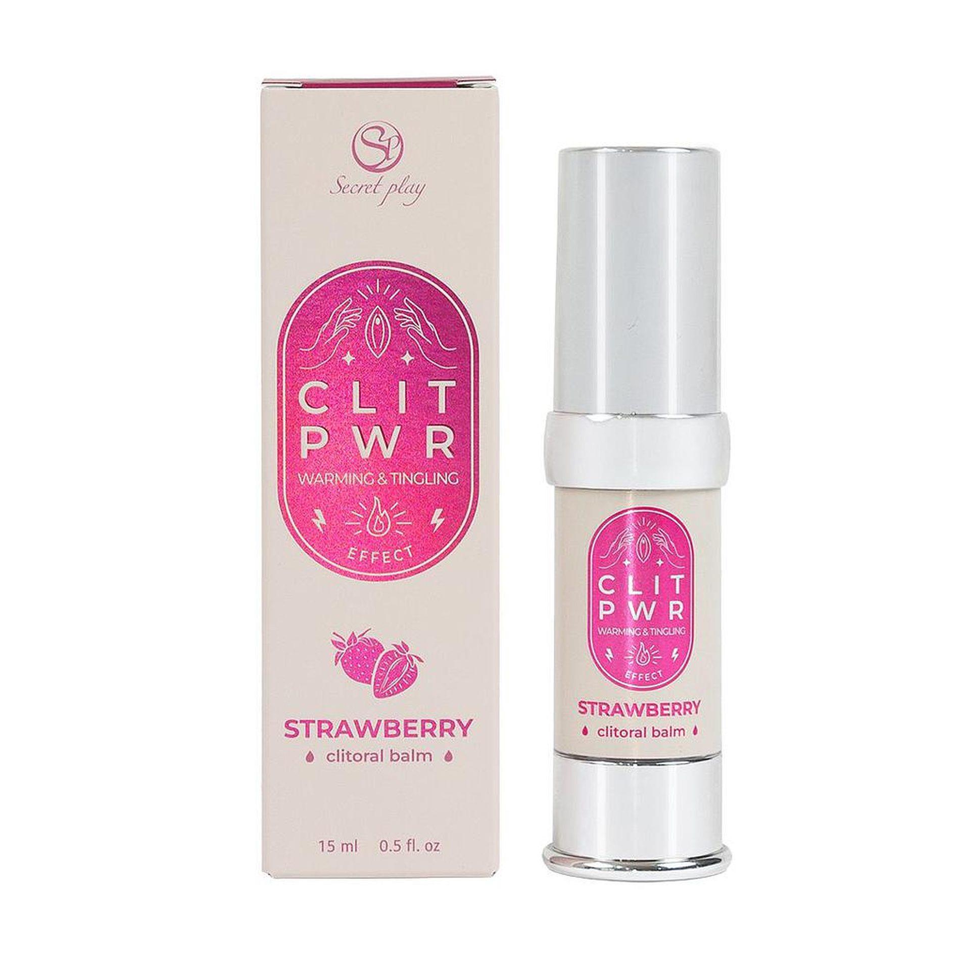 37-3715 CLIT PWR - STRAWBERRY CLITORAL BALM - obrazek 1