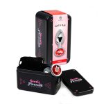 RED JEWELLED METAL BUTT PLUG S