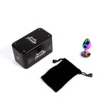 RAINBOW METAL BUTT PLUG S - obrazek 2