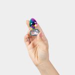 RAINBOW METAL BUTT PLUG S - obrazek 3
