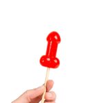 CHERRY CANDY PENIS LOLLIPOP WITH SPICY WARMING EFFECT - obrazek 3