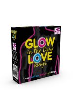 Glow In The Dark Love Rings Multicolor - obrazek 3