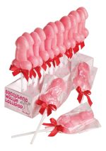 Willie Lollipop Display 24 Pcs Pink - obrazek 2