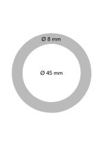 Cockring Rvs 8 mm - 45 mm Metal - obrazek 4