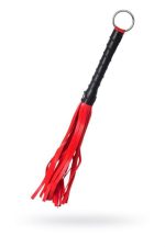 Anonymo flogger, PU leather, red, 28 cm - obrazek 2